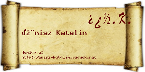 Énisz Katalin névjegykártya